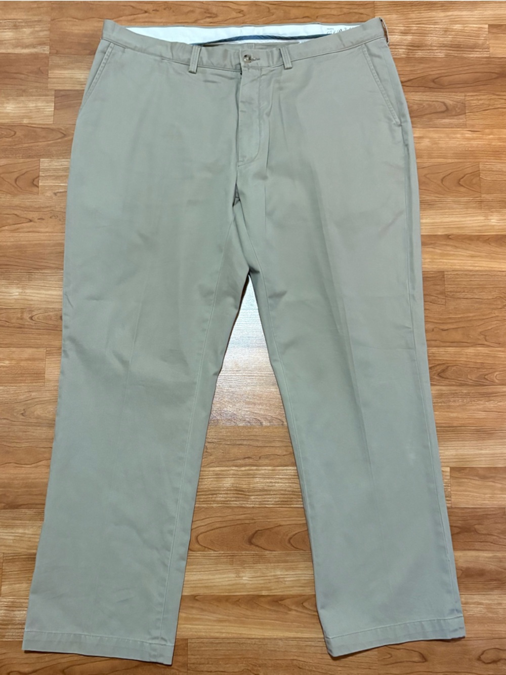 Polo Ralph Lauren Chino Pants Mens 40x32 Tan Relaxed Fit Khaki Cotton Trousers